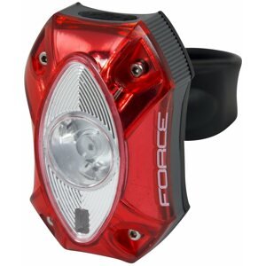 Kerékpár lámpa Force Red USB - 1× LED