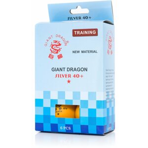 Pingponglabda Giant Dragon SILVER 40+ 1-STAR, narancssárga