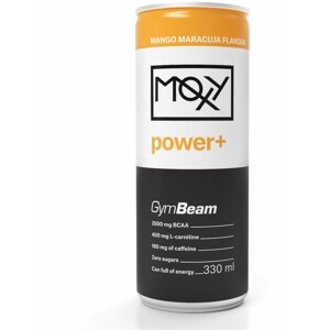 Energiaital GymBeam Moxy Power+ Energy Drink 330 ml, mango maracuja