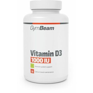 D-vitamin GymBeam D3-vitamin 1000 NE, 60 kapszula
