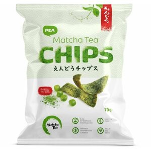 Egészséges chips Matcha Tea Chips borsó 70 g