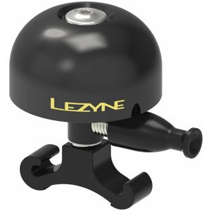 Kerékpár csengő Lezyne Classic Brass Medium All Black Bell Black