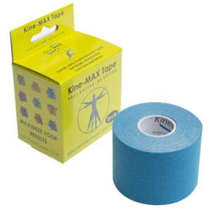 Kineziológiai tapasz Kine-MAX SuperPro Cotton Kinesiology Tape kék