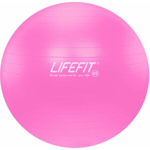 Fitness labda LifeFit Anti-Burst 65 cm, rózsaszín