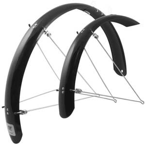 Bicikli sárvédő Force Aluflex 20"+ lengőkar, fekete