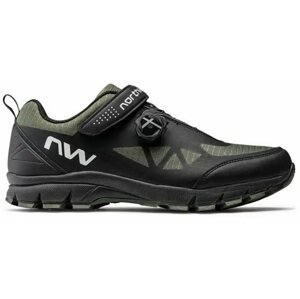 Kerékpáros cipő Northwave - Corsair fekete/khaki EU 43 / 274 mm