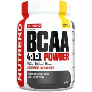 Aminosav Nutrend BCAA Mega Strong Powder, 500 g, ananász