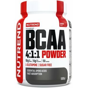 Aminosav Nutrend BCAA Mega Strong Powder, 500 g, cherry