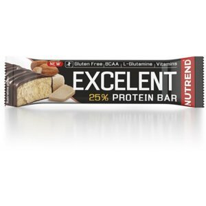 Protein szelet Nutrend EXCELENT Protein Bar, 85 g, marcipán mandulával