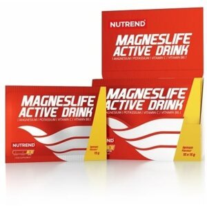 Sportital Nutrend Magneslife Active Drink, 10x15 g, citrom