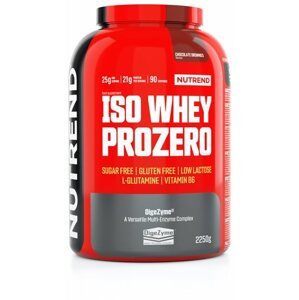 Protein Nutrend ISO Whey Prozero, 2250 g, čokoládové brownies