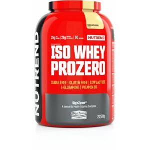 Protein Nutrend ISO Whey Prozero, 2250 g, pudinková vanilka