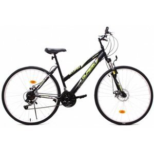 Mountain bike Eclipse sus full dic 28" fekete/zöld női