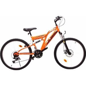 Gyerek kerékpár Magic disc 24" fekete/narancsszín