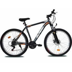 Mountain bike 27.5" Olpran 27.5 Drake SUS full disc fekete/narancs