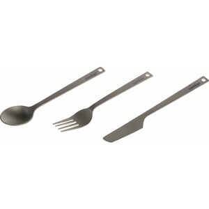 Evőeszköz Campgo 3-Piece Titanium Durable Cutlery Set