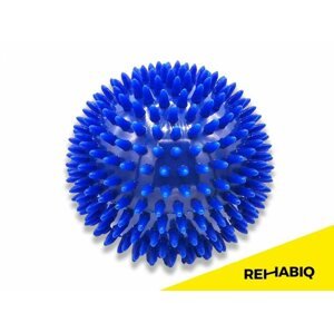 Masszázslabda Rehabiq Hedgehog masszázslabda kék, 10 cm