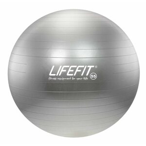 Fitness labda Lifefit anti-burst 55 cm, ezüst