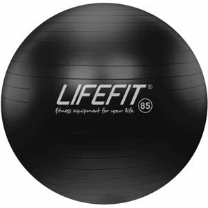 Fitness labda LIFEFIT anti-burst - 85 cm, fekete