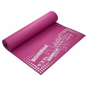 Fitness szőnyeg Lifefit Slimfit plus gimnasztikai szőnyeg, bordó