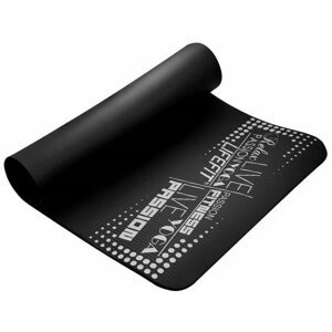 Fitness szőnyeg Lifefit Yoga Mat Exkluziv jógamatrac, fekete