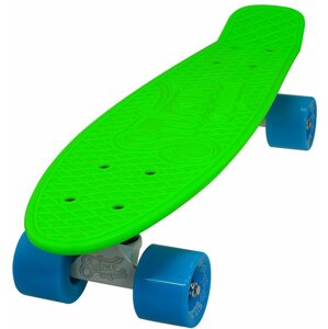 Penny board gördeszka Sulov Neon Speedway zöld-kék
