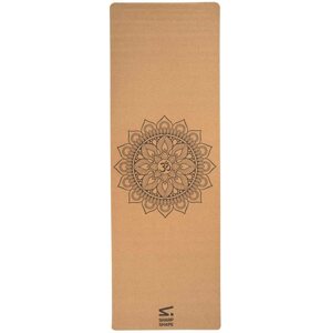Jógamatrac Sharp Shape Cork Travel Yoga Mat Mandala