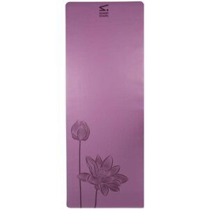 Jógamatrac Sharp Shape PU Yoga Mat Flower Dark Purple
