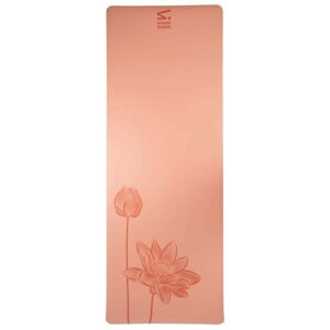 Jógamatrac Sharp Shape PU Yoga Mat Flower Peach