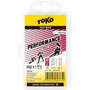 Sí wax Toko Performance Paraffin piros 40 g