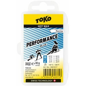 Sí wax Toko Performance paraffin kék 40 g