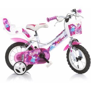 Dětské kolo Dino bikes 12" bílo růžová