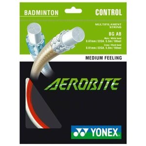 Tollasütő húr Yonex Aerobite, 0,67 mm, 10 m, WHITE/RED