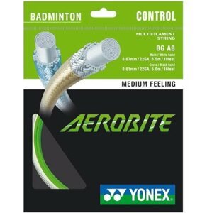 Tollasütő húr Yonex Aerobite, 0,67 mm, 10 m, WHITE/GREEN