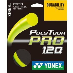 Teniszhúr Yonex Poly Tour PRO 120, 1,20 mm, 12 m, sárga