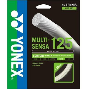 Teniszhúr Yonex Multi-Sensa 125, 1,25mm, 12m, fehér