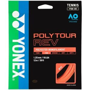 Teniszhúr Yonex Poly Tour REV, 1,25 mm, 12 m, Bright Orange