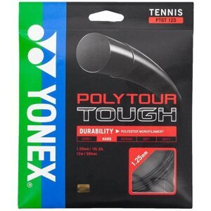 Teniszhúr Yonex Poly Tour TOUGH, 1,25 mm, 12 m, fekete