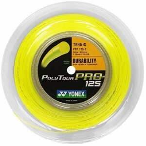 Teniszhúr Yonex Poly Tour PRO 125, 1,25mm, 200m, sárga