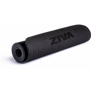 Fitness szőnyeg ZIVA TPE YOGA szőnyeg 5 mm, fekete