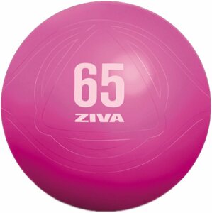 Fitness labda ZIVA Gimnasztikai labda 55 cm, rózsaszín