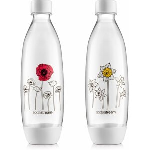Pótpalack SodaStream FUSE palack, 2 x 1 l, téli virágok
