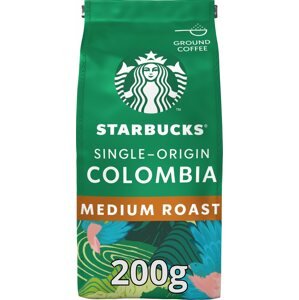 Kávé Starbucks Single-Origin Colombia, őrölt önálló kávé, 200 g