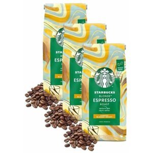 Kávé Starbucks® Blonde Espresso Roast, kávébab, 450g; 3x