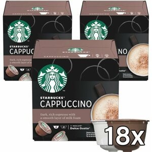 Kávékapszula Starbucks by Nescafé Dolce Gusto Cappuccino, 3 csomag