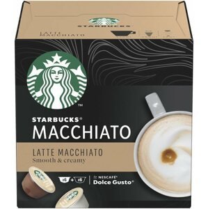 Kávékapszula STARBUCKS® Latte Macchiato by NESCAFE® DOLCE GUSTO® kávé kapszula 12 db