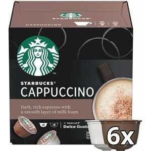 Kávékapszula STARBUCKS® Cappuccino by NESCAFE® DOLCE GUSTO® kávé kapszula 12 db