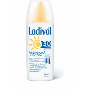 Napozó spray LADIVAL SPF30 Napvédő spray allergiás bőrre 150 ml