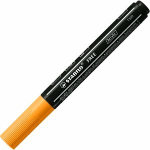 Marker STABILO FREE Acrylic T300 2 - 3 mm, narancsszín