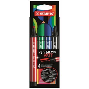 Filctoll STABILO Pen 68 MAX - ARTY - 4 db
